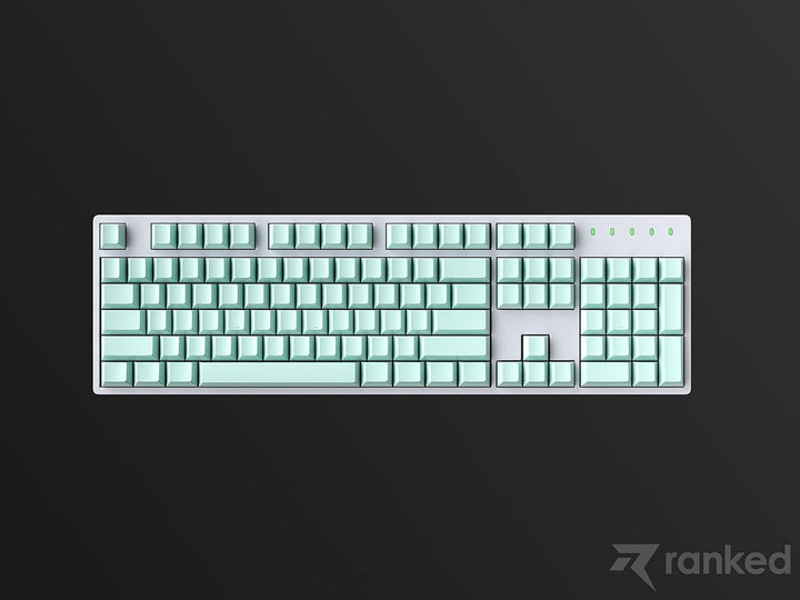 Ranked Leeres Premium-Tastenkappen-Set | 1,4 mm Dickes PBT | Cherry-Profil für Mechanische Tastatur