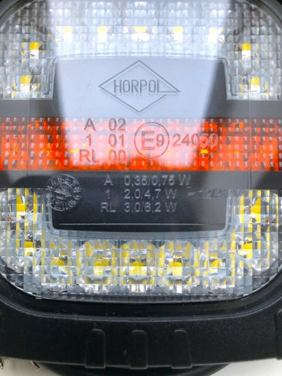 MelTruck® LED Positionsleuchte + Rückleuchte m. Blinker SET für Anhänger Traktor Schlepper