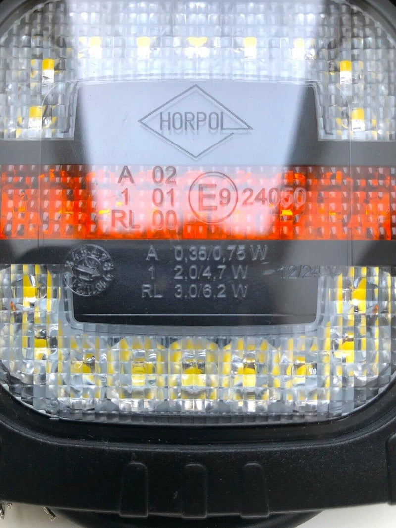 MelTruck® 2x LED Positionsleuchte mit Blinker E9 für LKW Anhänger Traktor Schlepper Bagger HIT