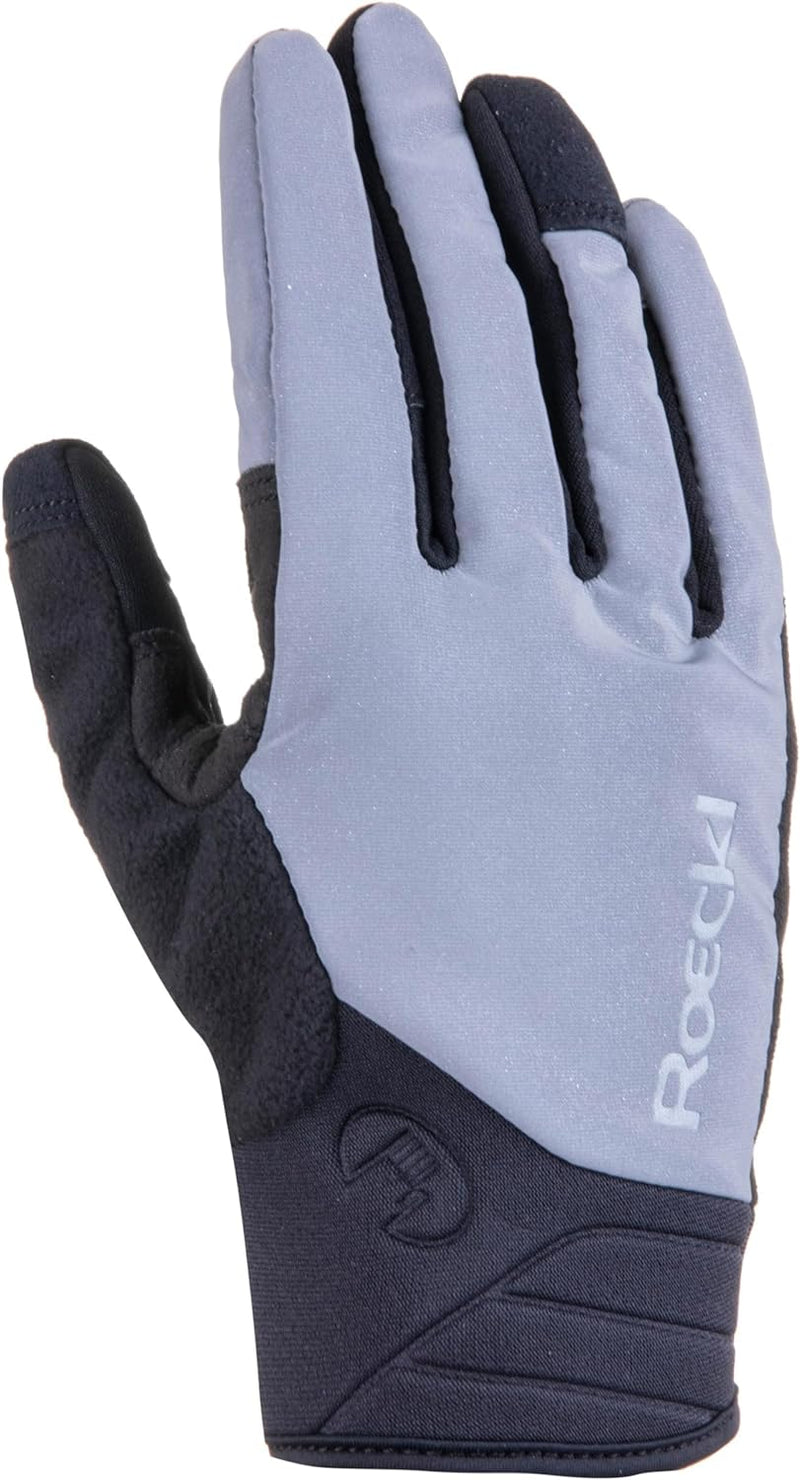 Roeckl Rotterdam Winter Fahrrad Handschuhe silberfarben/schwarz 2022 Silberfarben 9, Silberfarben 9