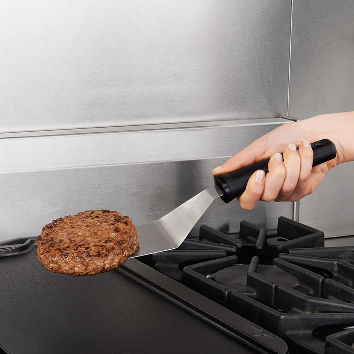 OXO Good Grips Grill-Pfannenwender, Schwarz Professional Edelstahl, Professional Edelstahl