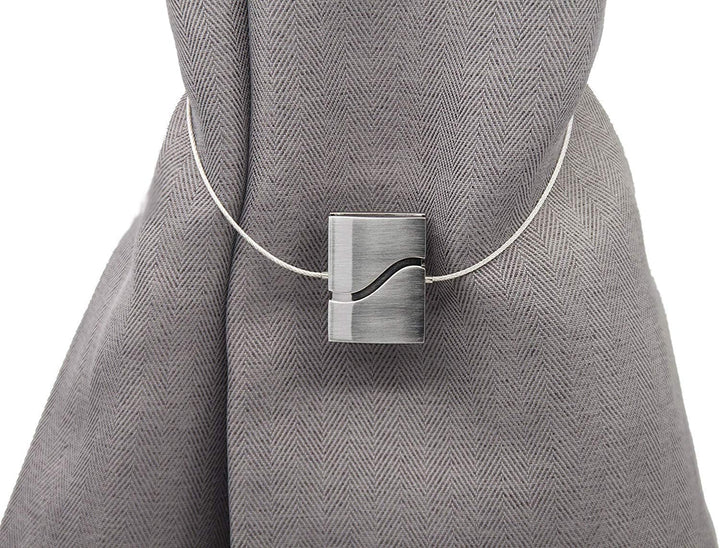 Gcurtain Quadrat Magnetische Vorhang Raffhalter Vorhang Clips, 2 Stück Vorhanghalter Magnet für gros
