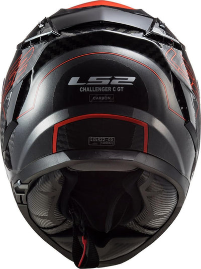 LS2, Integralhelm Challenger Fold, rot lackiert, XS