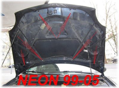 AB-00289 BRA kompatibel mit Neon 1999-2005 Haubenbra Steinschlagschutz Tuning Bonnet Bra