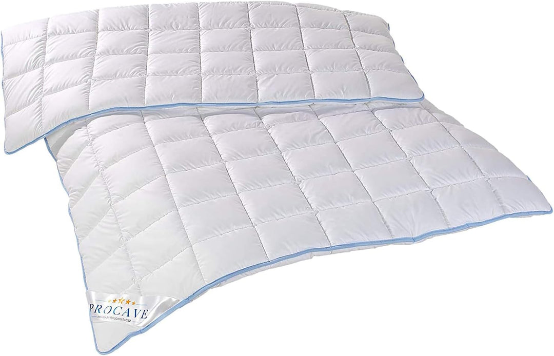 PROCAVE TopCool warme Duo Winter-Qualitäts-Bettdecke für die kalte Jahreszeit | Soft-Komfort-Bettdec