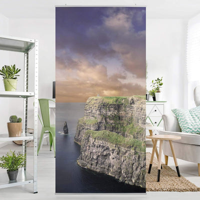 Bilderwelten Raumteiler Cliffs of Moher 250x120cm ohne Halterung 250x120cm without hanger, 250x120cm