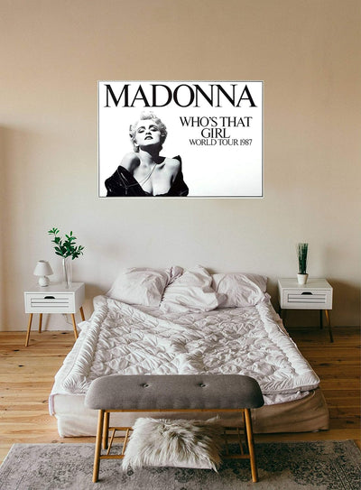 Madonna - Whos That Girl, 1987 » Konzertplakat/Premium Poster | Live Konzert Veranstaltung | DIN A1