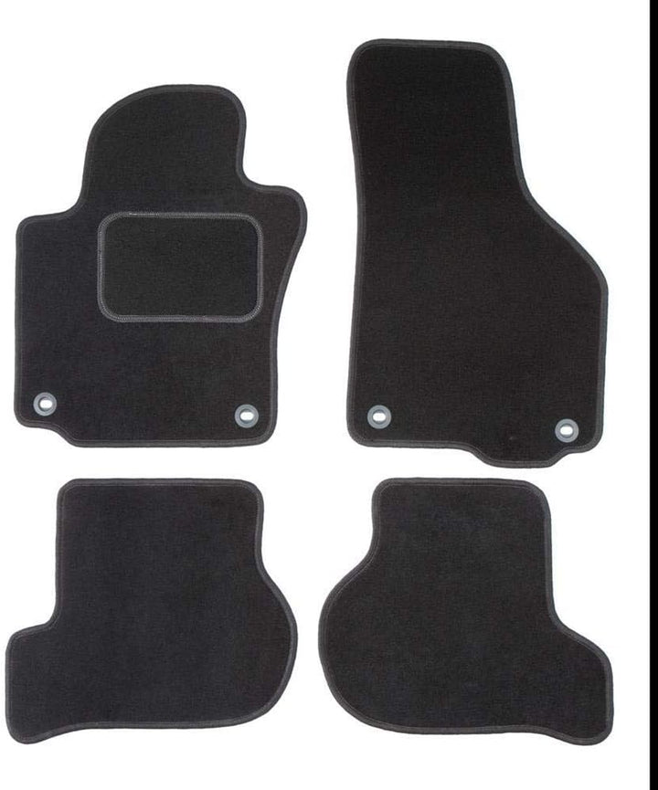 Fussmatten mit Clips 4er Set für VW Golf 5 MK5 2003-2008 Variant Plus Velours Automatten