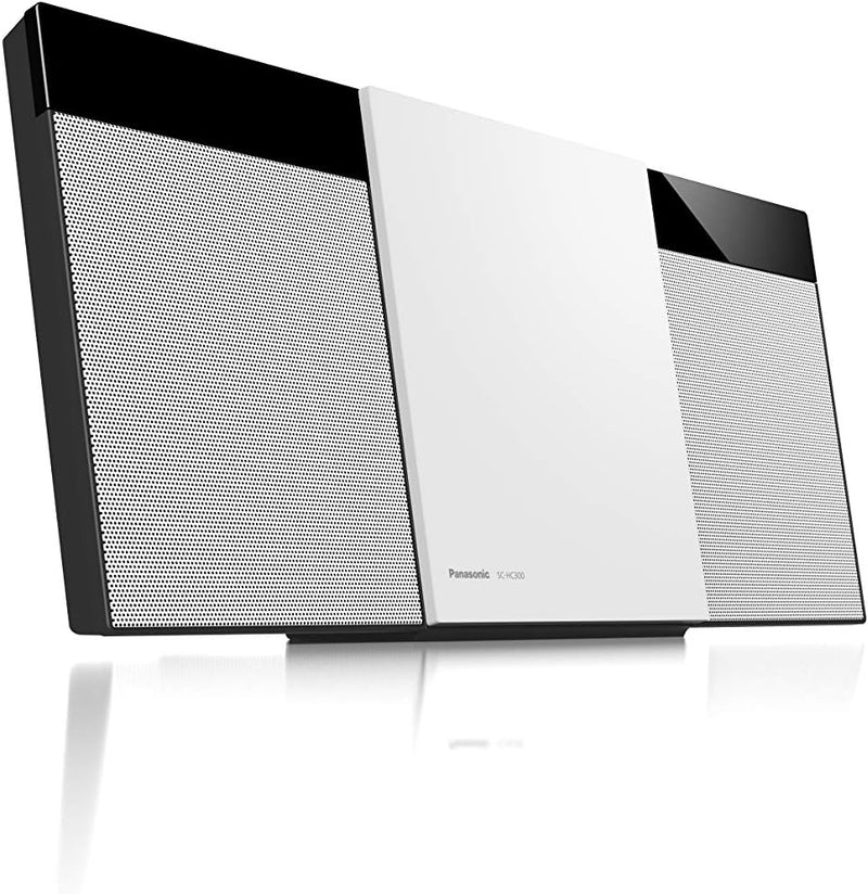 Panasonic SC-HC300 Home Audio Micro System 20W Schwarz, Weiss - Home-Stereoanlagen (Heim-Audio-Mikro