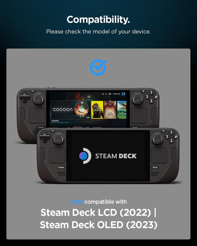 Spigen Thin Fit Pro Hülle mit Ständer Entwickelt für Steam Deck LCD (2022) / Steam Deck OLED (2023)