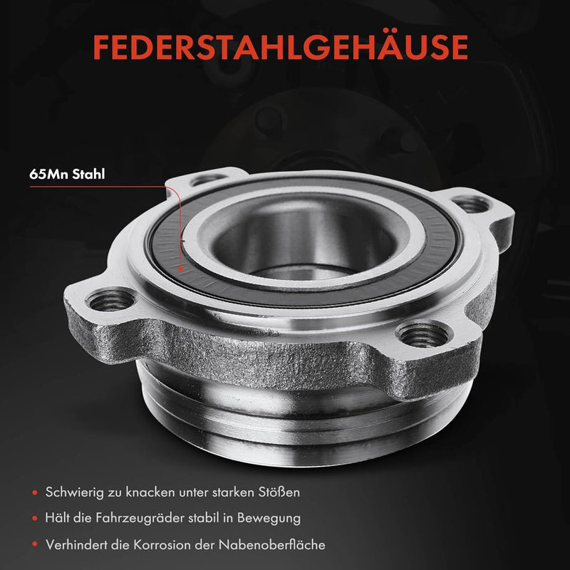 Frankberg Radnabe Radlagersatz Hinten Links oder Rechts Kompatibel mit 5er Touring E61 2004-2010 6er