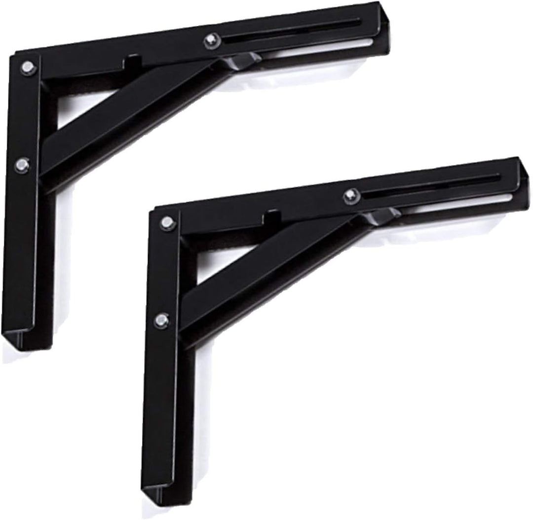 2 Stück SO-TECH® Klappkonsole Profi-Nr.1 L200 Länge: 200 mm/Höhe 160 mm schwarz Tragkraft 120 kg (pr