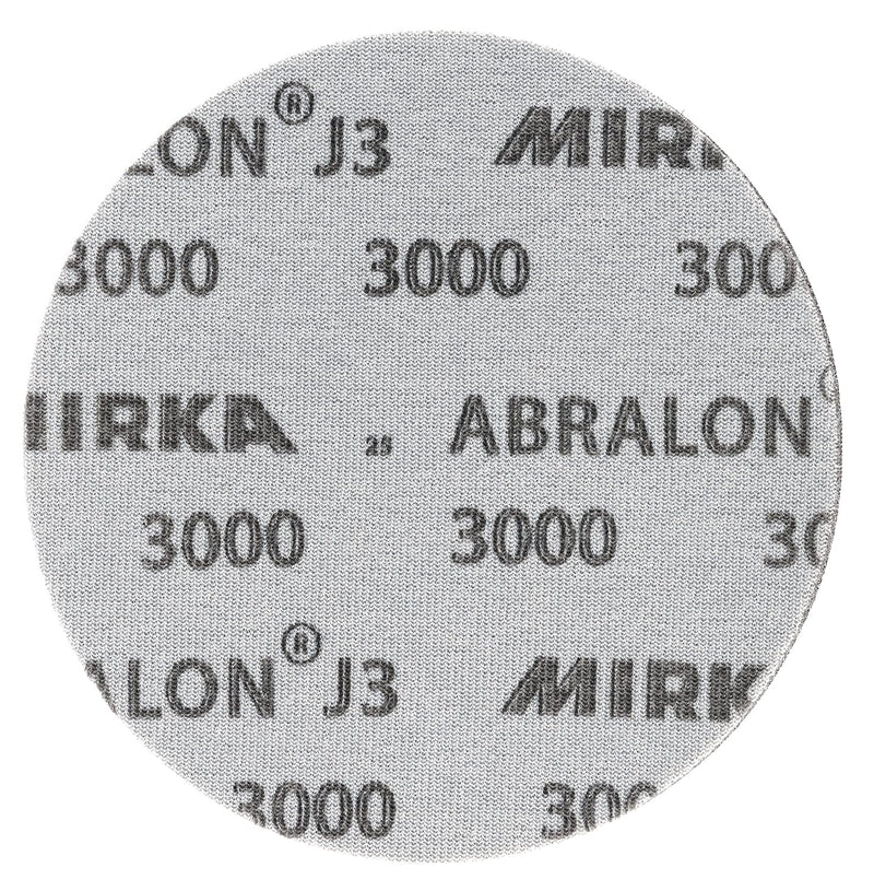 Mirka Abralon J3 Schleifpad Polierpad 150mm 3000 Körnung, 20/Pack, zum Schleifen und Polieren von La