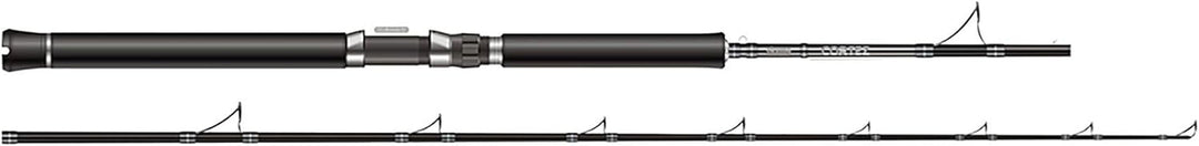 Okuma Cortez Black 223cm 6-12lbs - Bootsrute zum Meeresangeln Pilkrute für Dorsch & Seelachs Bootsru