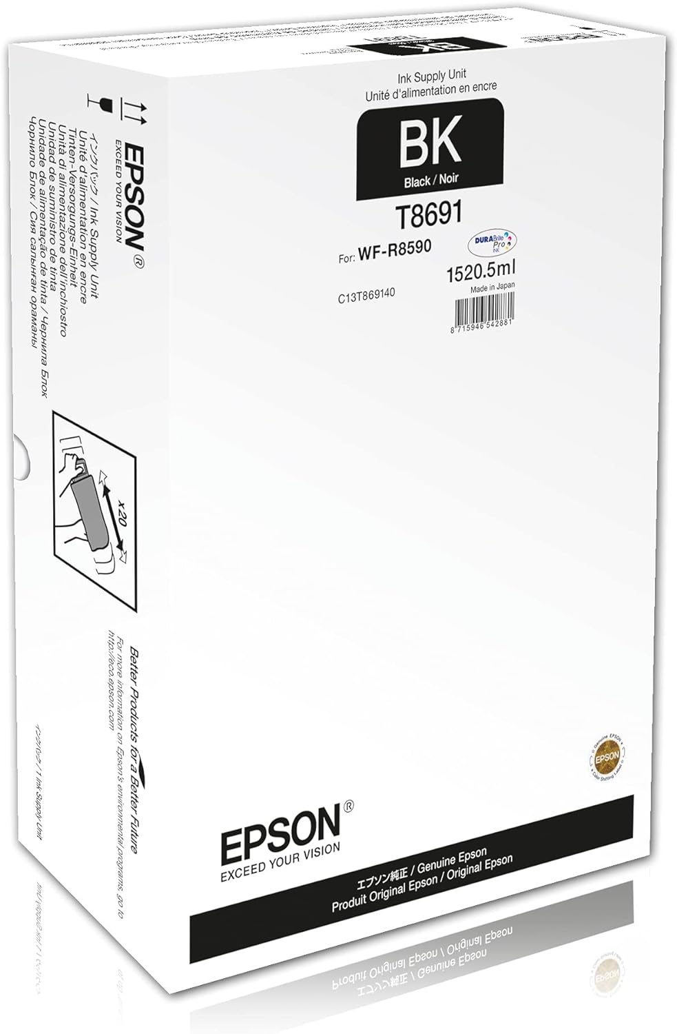Epson C13T869140 passend für WFR8590DTWF Tinte schwarz 1520,5ml, XXL