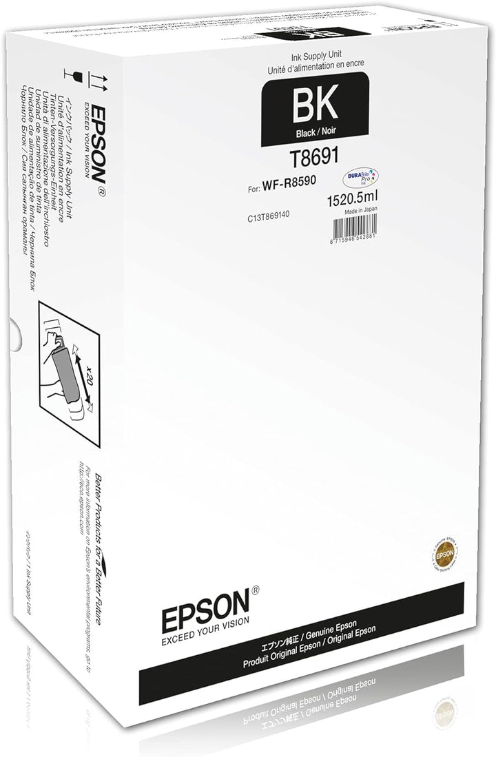 Epson C13T869140 passend für WFR8590DTWF Tinte schwarz 1520,5ml, XXL