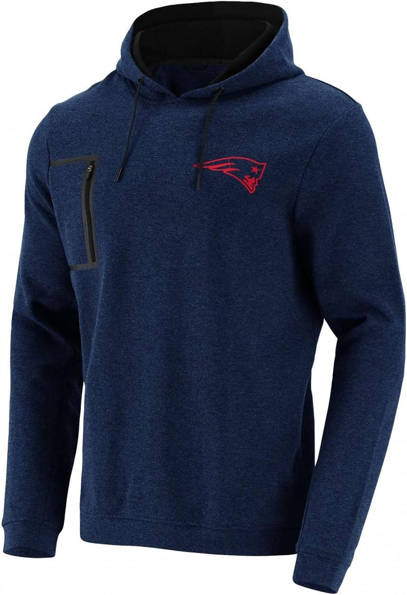 Fanatics - NFL New England Patriots Mono Premium Graphic Hoodie - Blau Farbe Blau, Grösse XL