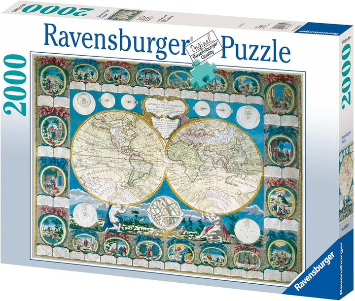 Ravensburger 16670 - Historische Karte, 2.000 Teile Puzzle