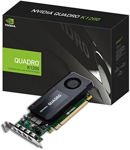 PNY NVIDIA QUADRO K1200 professionelle Grafikkarte 4 GB GDDR5 PCI-Express Low Profile 4K 4 x DP (VCQ
