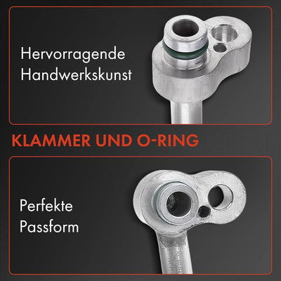 Frankberg Klimaleitung Klimaschlauch Druckleitung Kompatibel mit 5er E60 525 530 5er Touring E61 525