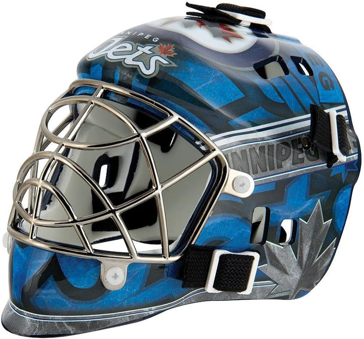 Franklin Sports NHL Team Logo Mini Hockey Torwart Maske mit Etui – Sammlerstück Torwartmaske mit Off