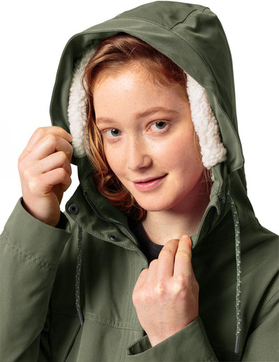 VAUDE Women's Manukau Parka II - Winterparka Damen 48 cedar wood, 48 cedar wood