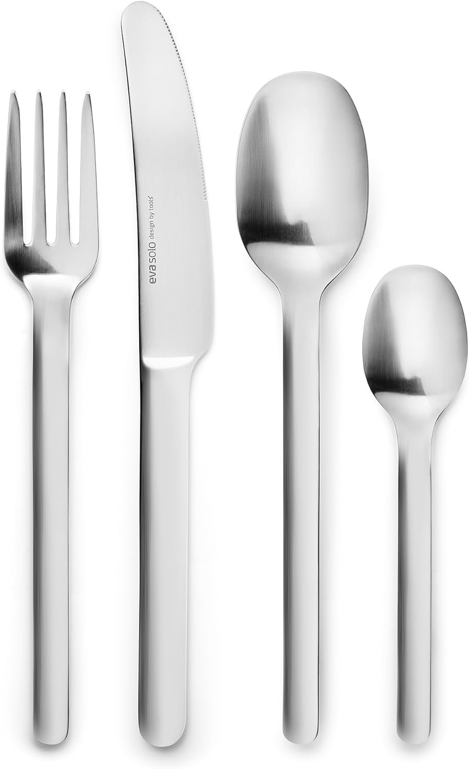EVA SOLO | Nordic kitchen Besteck 16 Stk. | Klassisches Besteck aus mattem Edelstahl mit Persönlichk