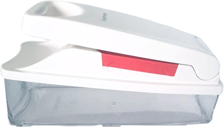 Tupperware Super Dicer Gemüseschneider Obstschneider Schneider weiss rot Obst Gemüse Küchenhelfer Re