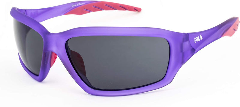 Fila Herren Sf-202-c6 Sonnenbrille, Matt Purple-Pink/Grey, 63/18/125