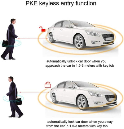 start stop system,keyless start nachrüsten,Auto Alarm Sicherheitssystem, Universal Auto Alarm System