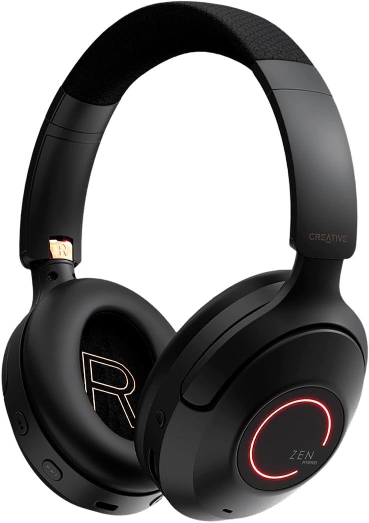 Creative - Zen Hybrid Pro Wireless Over-Ear Headphones ANC - Black