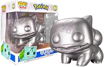 Funko 59874 POP Jumbo: Pokemon S6-10” Bulbasaur, Multicoleur, 1,5x15M=4,9x49,2ft