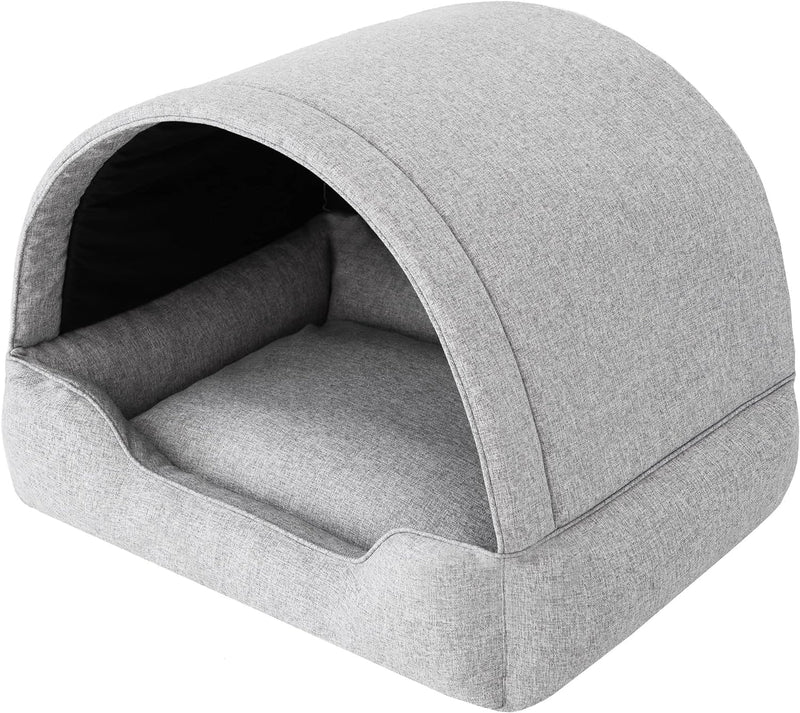 PillowPrim Hundebett, Stoffhundehaus, Katzenhöhle, Hundehütte, Hundekorb, Hundeliege, Schlafplätze,