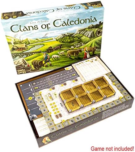 docsmagic.de Organizer Insert for Clans of Caledonia Box - Einsatz, Clans of Caledonia