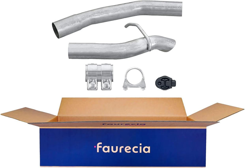 HELLA 8LA 366 003-971 Abgasrohr - Easy2Fit Kit - hinten - zweiteilig - Set mit Anbauteilen