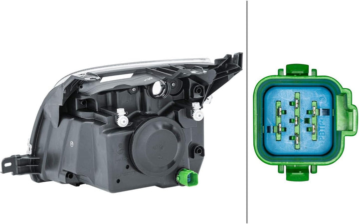 HELLA 1LD 246 044-241 Halogen-Hauptscheinwerfer - rechts - für u.a. Ford Fusion (Ju_)