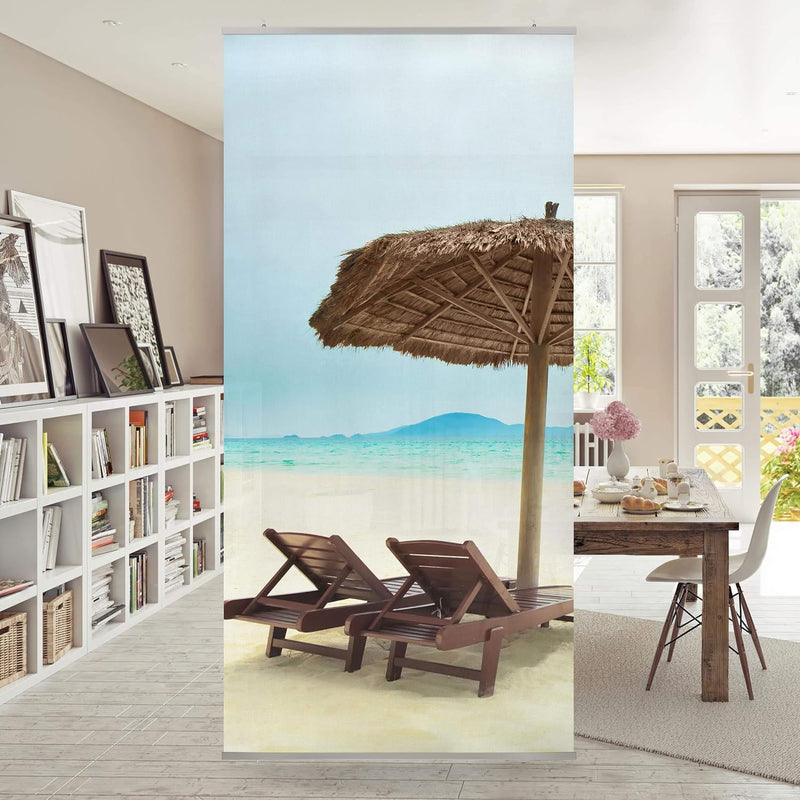 Bilderwelten Raumteiler Beach of Dreams 250x120cm ohne Halterung 250x120cm without hanger, 250x120cm