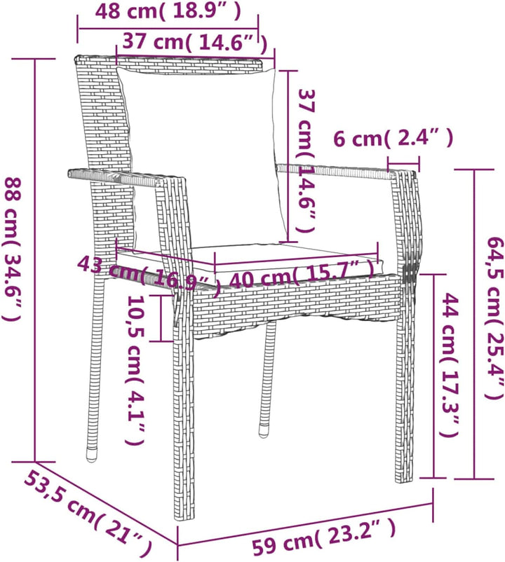 Tidyard 5-TLG. Garten Essgruppe 4 Personen, Sitzgruppe Outdoor, Esstisch mit Holz -Tischplatte und S