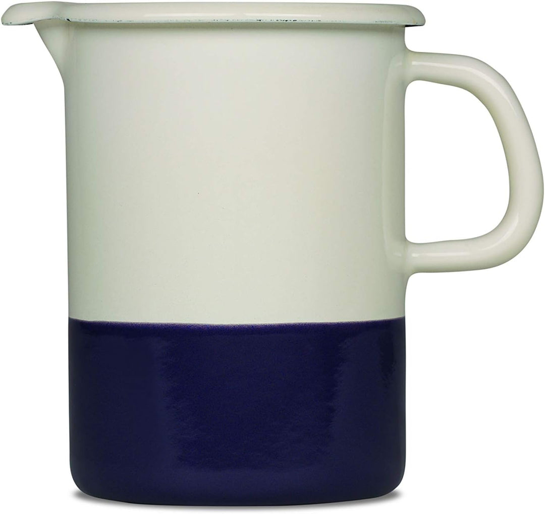 Riess, 0338-571, Küchenmass 1Liter, Emaille, Truehomeware, EDITION SARAH WIENER, Farbe Obers/Zwetsch