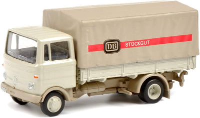 Schuco 452655300 H0 Mercedes Benz, Volkswagen, Hanomag 3er-Set DB Stueckgut MB L322, Hanomag F55, VW