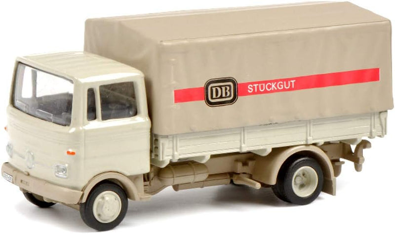 Schuco 452655300 H0 Mercedes Benz, Volkswagen, Hanomag 3er-Set DB Stueckgut MB L322, Hanomag F55, VW
