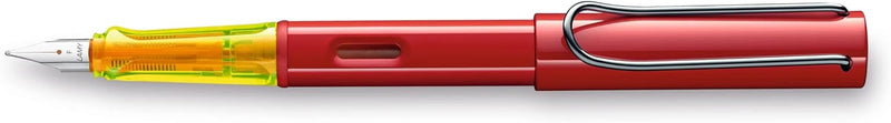 LAMY AL-star Set leichter Füllhalter aus Aluminium in glossy red mit ergonomischem Griff und poliert