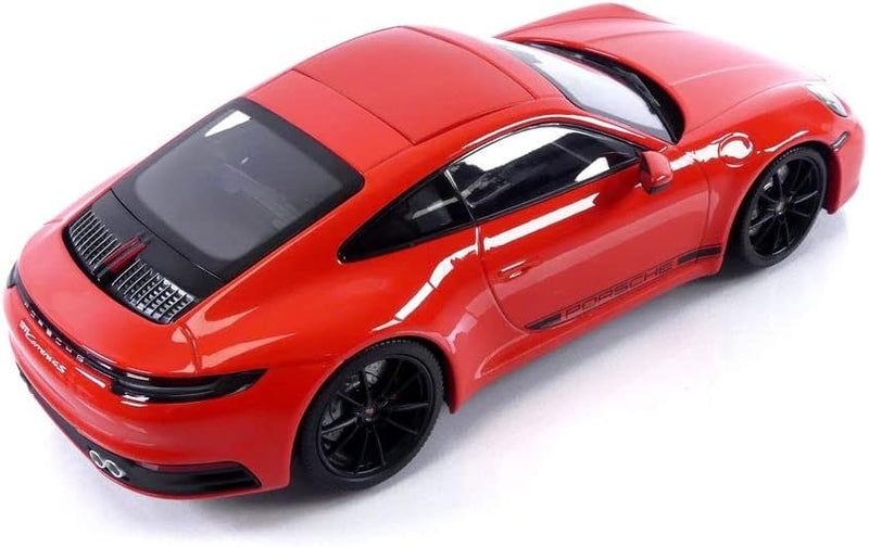 Minichamps 155067327 1:18 Porsche 911 Carrera 4S-2019-Orange Sammlerstück Miniaturauto, orange