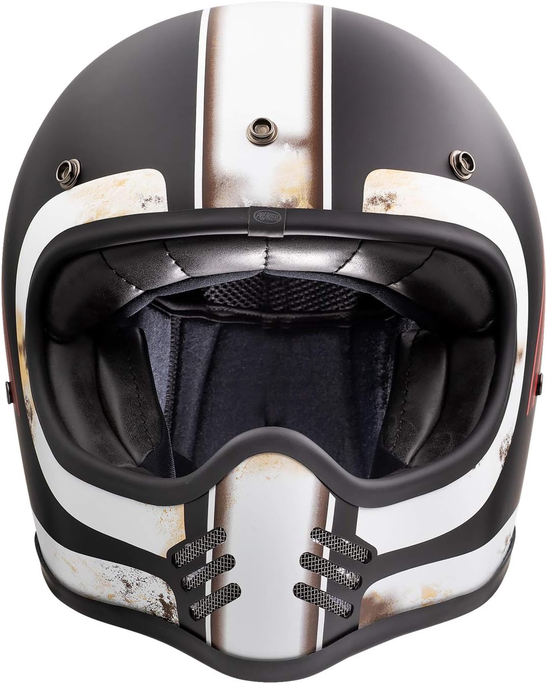 Premier HELM MX DO 92 O.S. BM,SCHWARZ/WEISS/ROT,M