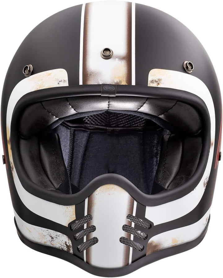 Premier HELM MX DO 92 O.S. BM,SCHWARZ/WEISS/ROT,M