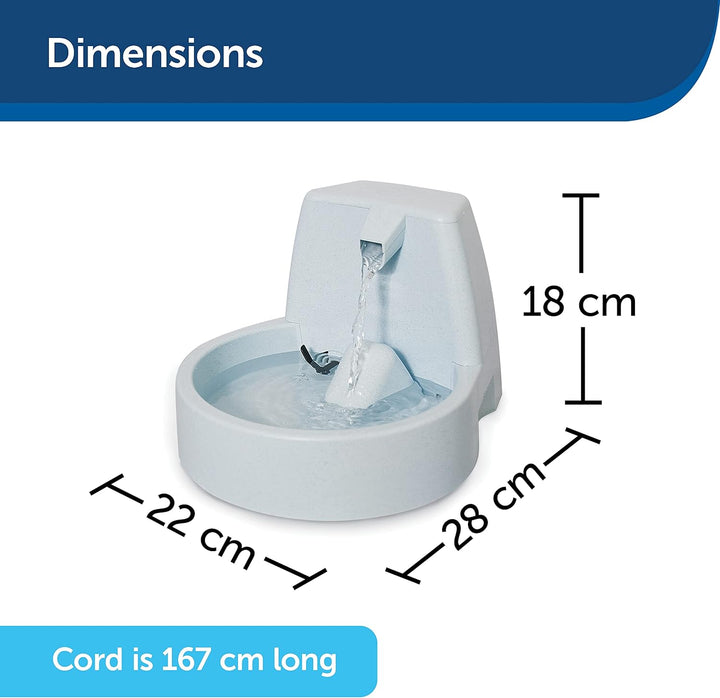PetSafe Wave C6066510 Fountain Drinkwell Original, 1.5 L Haustier-Springbrunnen, Haustier-Springbrun