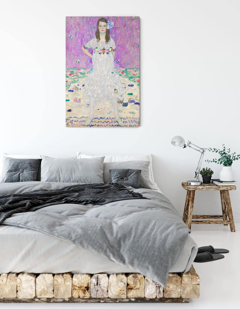 Generisch Gustav Klimt - Mäda Primavesi als Leinwandbild / Grösse: 100x70 cm / Wandbild / Kunstdruck