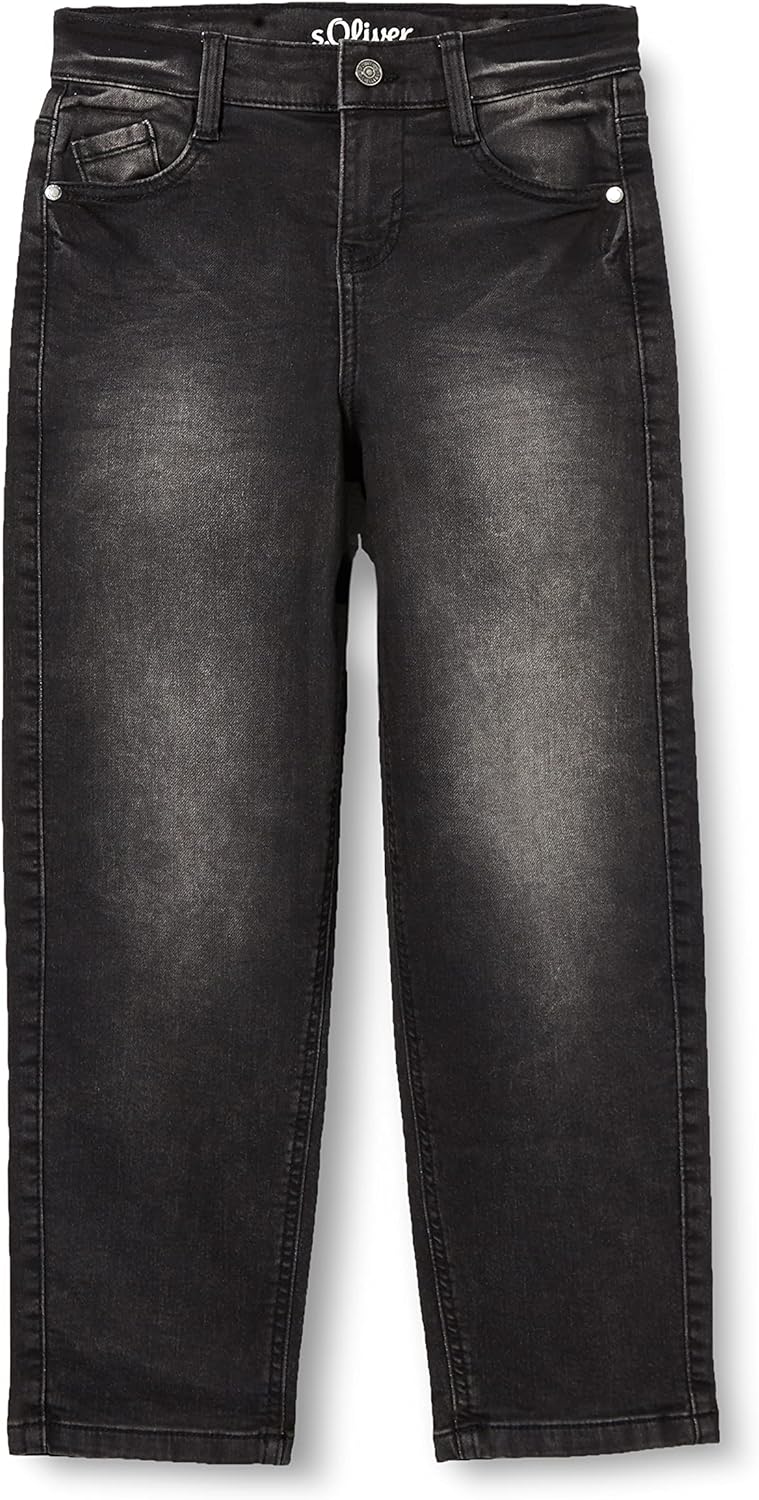 s.Oliver Jungen Relaxed: Jeans im Dad-Fit 134 Grosse Grössen Grau, 134 Grosse Grössen Grau