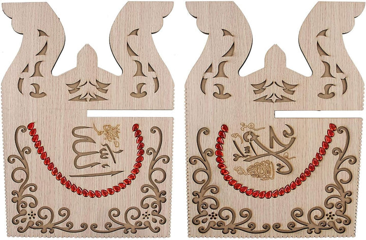 Koran Buchhalter, Koran Stand, Carving Desktop Home Dekoration für Anbetung Schrift Bücherregal Lese