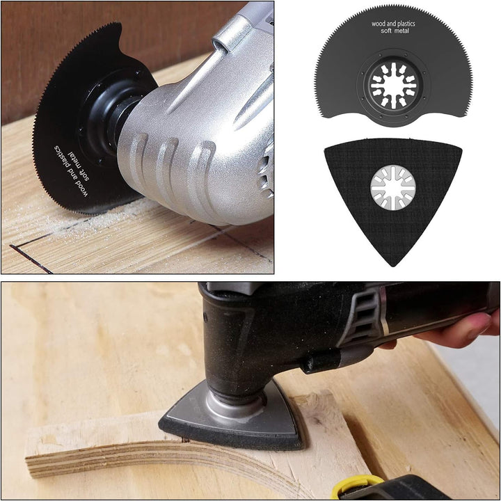 100 Stk Oszillierendes Zubehör Set Mix Multitool Sägeblätter Multifunktionswerkzeug Geeignet für Fei